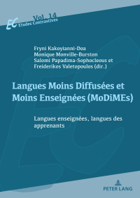 Cover image: Langues moins Diffusées et moins Enseignées (MoDiMEs)/Less Widely Used and Less Taught languages 1st edition 9782807612501