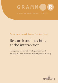 Imagen de portada: Research and teaching at the intersection 1st edition 9782807614468