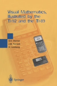 صورة الغلاف: Visual Mathematics, Illustrated by the TI-92 and the TI-89 9782287596858