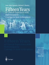 表紙画像: Fifteen Years of Clinical Experience with Hydroxyapatite Coatings in Joint Arthroplasty 9782287005084