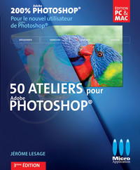 Cover image: 50 ateliers pour Photoshop - 3ème édition 3rd edition 9782822402231
