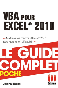 Cover image: VBA pour Excel 2010 - Le guide complet 9782300029387
