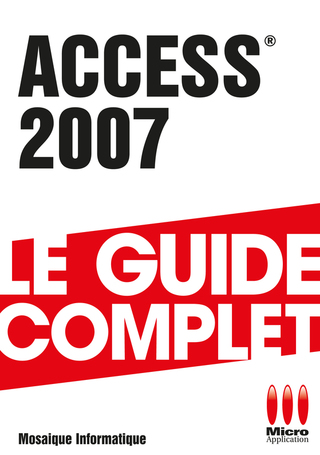 Cover image: Access 2007 9782822400169