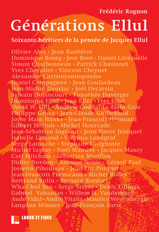 Cover image: Générations Ellul 9782830914382