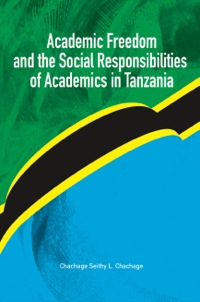 Omslagafbeelding: Academic Freedom and the Social Responsibilities of Academics in Tanzania 9782869782433
