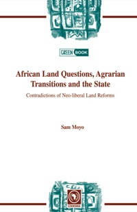 Immagine di copertina: African Land Questions, Agrarian Transitions and the State 9782869781955
