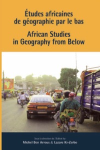 Omslagafbeelding: African Studies in Geography from Below 9782869782310