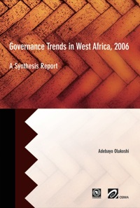 صورة الغلاف: Governance Trends in West Africa 2006: A Synthesis Report 9782869782129