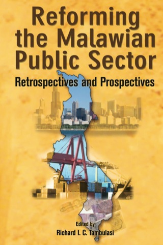 Imagen de portada: Reforming the Malawian Public Sector 1st edition 9782869783140