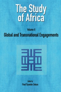 Omslagafbeelding: The Study of Africa Volume 2: Global and Transnational Engagements 9782869781986