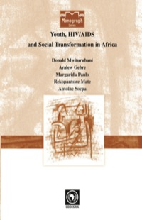 Titelbild: Youth, HIV/AIDS and Social Transformations in Africa 9782869782556