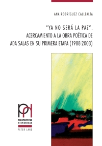 Immagine di copertina: "Ya no será la paz". 1st edition 9782875747914