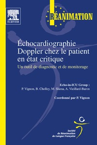 Cover image: Échocardiographie Doppler chez le patient en état critique 9782842999315