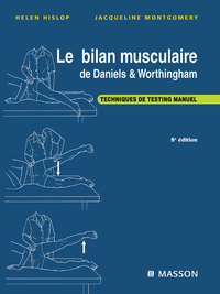 Titelbild: Le bilan musculaire de Daniels et Worthingham 8th edition 9782294707391