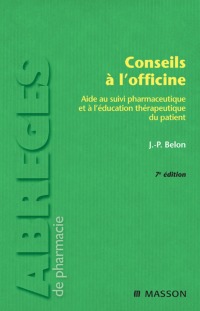Cover image: Conseils à l'officine 7th edition 9782294708930