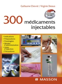 Cover image: 300 médicaments injectables 9782294706981
