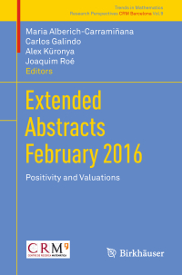 Immagine di copertina: Extended Abstracts February 2016 9783030000264