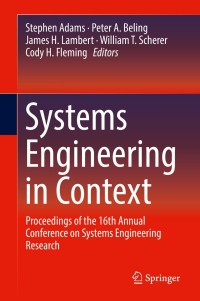 Imagen de portada: Systems Engineering in Context 9783030001131