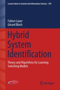 Cover image: Hybrid System Identification 9783030001926