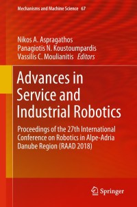 Cover image: Advances in Service and Industrial Robotics 9783030002312