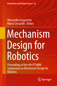 Cover image: Mechanism Design for Robotics 9783030003647