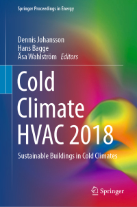 Imagen de portada: Cold Climate HVAC 2018 9783030006617