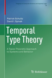 Cover image: Temporal Type Theory 9783030007034