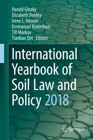 Cover image: International Yearbook of Soil Law and Policy 2018 9783030007577