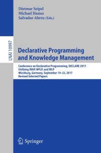 Imagen de portada: Declarative Programming and Knowledge Management 9783030008000