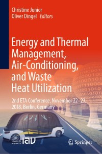 Imagen de portada: Energy and Thermal Management, Air-Conditioning, and Waste Heat Utilization 9783030008185
