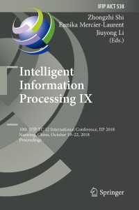 Cover image: Intelligent Information Processing IX 9783030008277