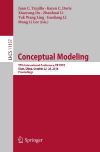 Cover image: Conceptual Modeling 9783030008468