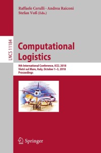 Imagen de portada: Computational Logistics 9783030008970