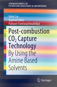 Titelbild: Post-combustion CO2 Capture Technology 9783030009212