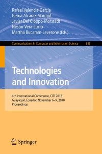 Immagine di copertina: Technologies and Innovation 9783030009397