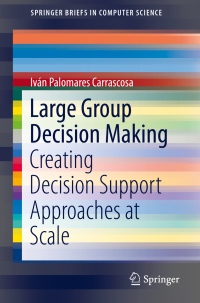 Omslagafbeelding: Large Group Decision Making 9783030010263