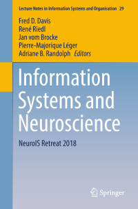 Omslagafbeelding: Information Systems and Neuroscience 9783030010867