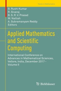 Imagen de portada: Applied Mathematics and Scientific Computing 9783030011222