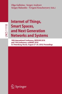 Omslagafbeelding: Internet of Things, Smart Spaces, and Next Generation Networks and Systems 9783030011673