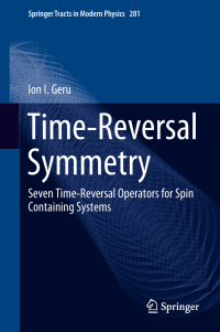 Cover image: Time-Reversal Symmetry 9783030012090