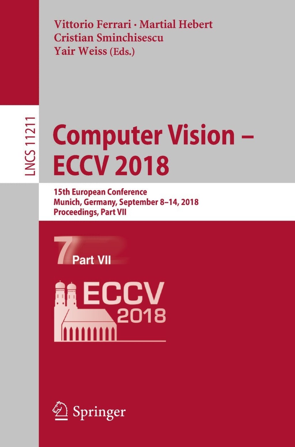Computer Vision – ECCV 2018 15th European Conference, Munich, Germany, September 8–14, 2018, Proceedings, Part VII