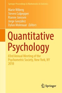 Cover image: Quantitative Psychology 9783030013097