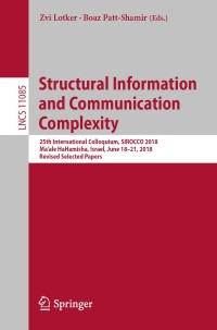 Immagine di copertina: Structural Information and Communication Complexity 9783030013240