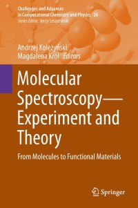 Cover image: Molecular Spectroscopy—Experiment and Theory 9783030013547