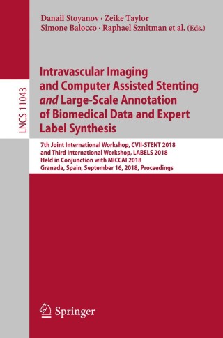 صورة الغلاف: Intravascular Imaging and Computer Assisted Stenting and Large-Scale Annotation of Biomedical Data and Expert Label Synthesis 9783030013639
