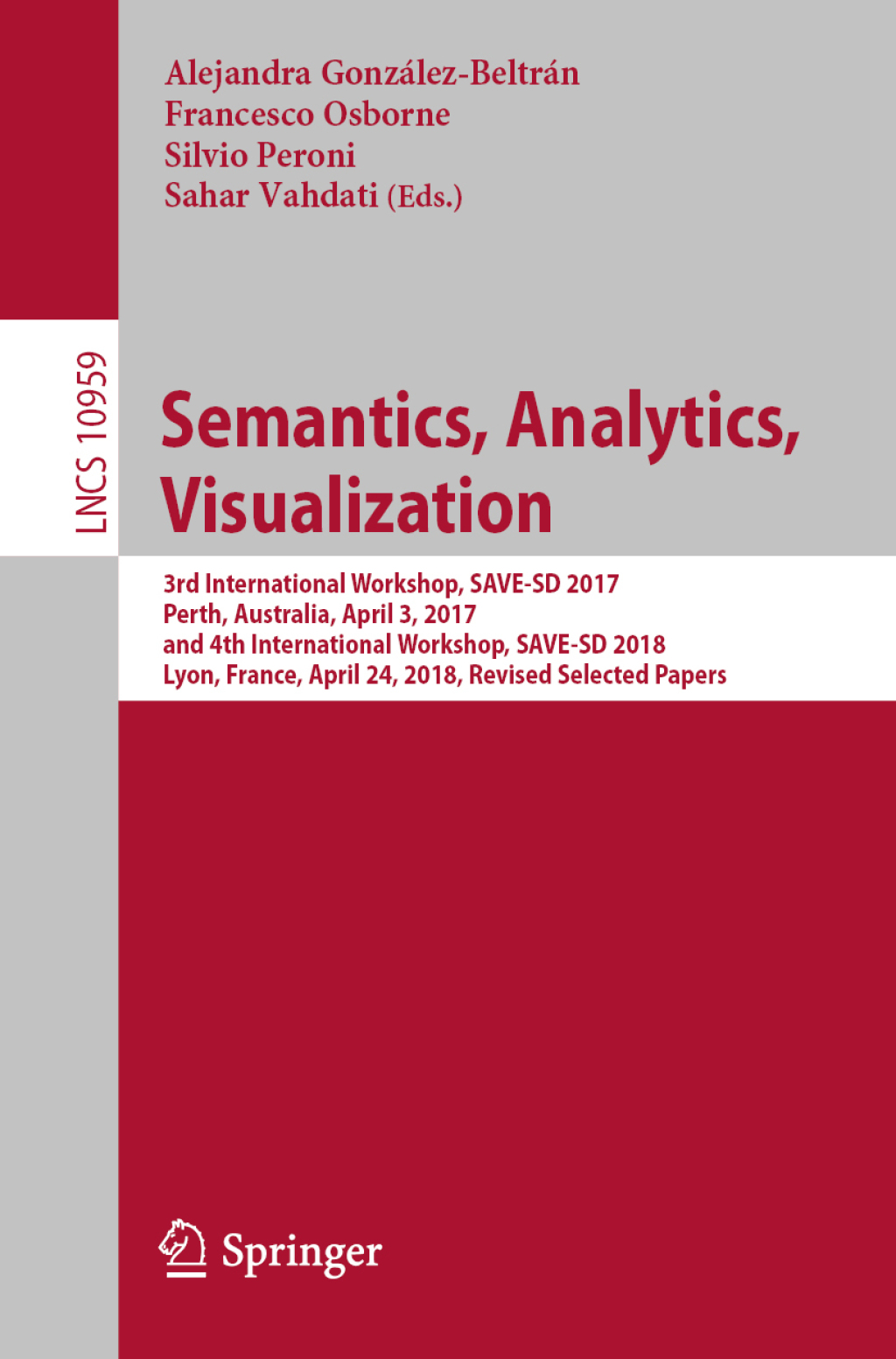 Semantics  Analytics  Visualization (eBook)
