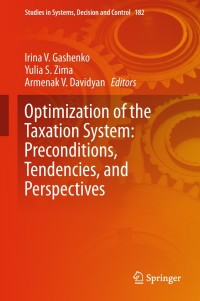 Imagen de portada: Optimization of the Taxation System: Preconditions, Tendencies and Perspectives 9783030015138