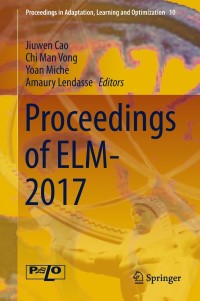 Imagen de portada: Proceedings of ELM-2017 9783030015190