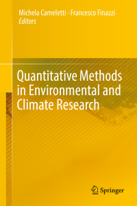 Immagine di copertina: Quantitative Methods in Environmental and Climate Research 9783030015831
