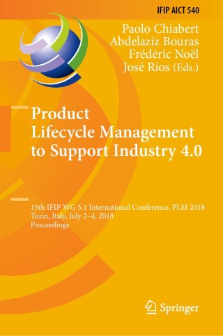 Cover image: Product Lifecycle Management to Support Industry 4.0 9783030016135